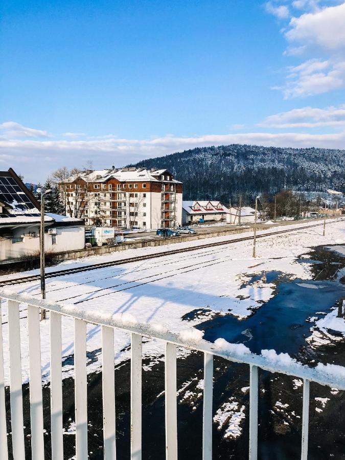 Appartement Bieszczadzkie Utulenie à Ustrzyki Dolne Extérieur photo