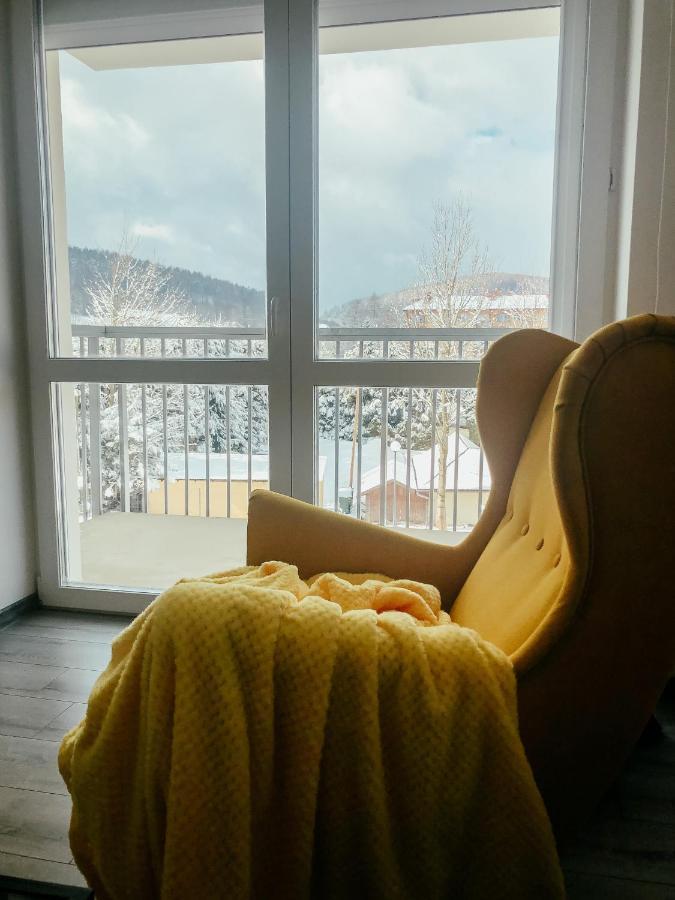 Appartement Bieszczadzkie Utulenie à Ustrzyki Dolne Extérieur photo