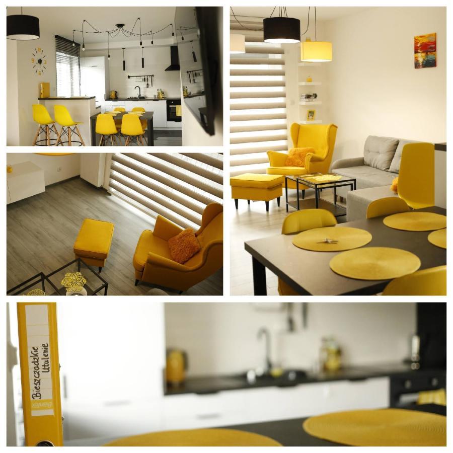 Appartement Bieszczadzkie Utulenie à Ustrzyki Dolne Extérieur photo